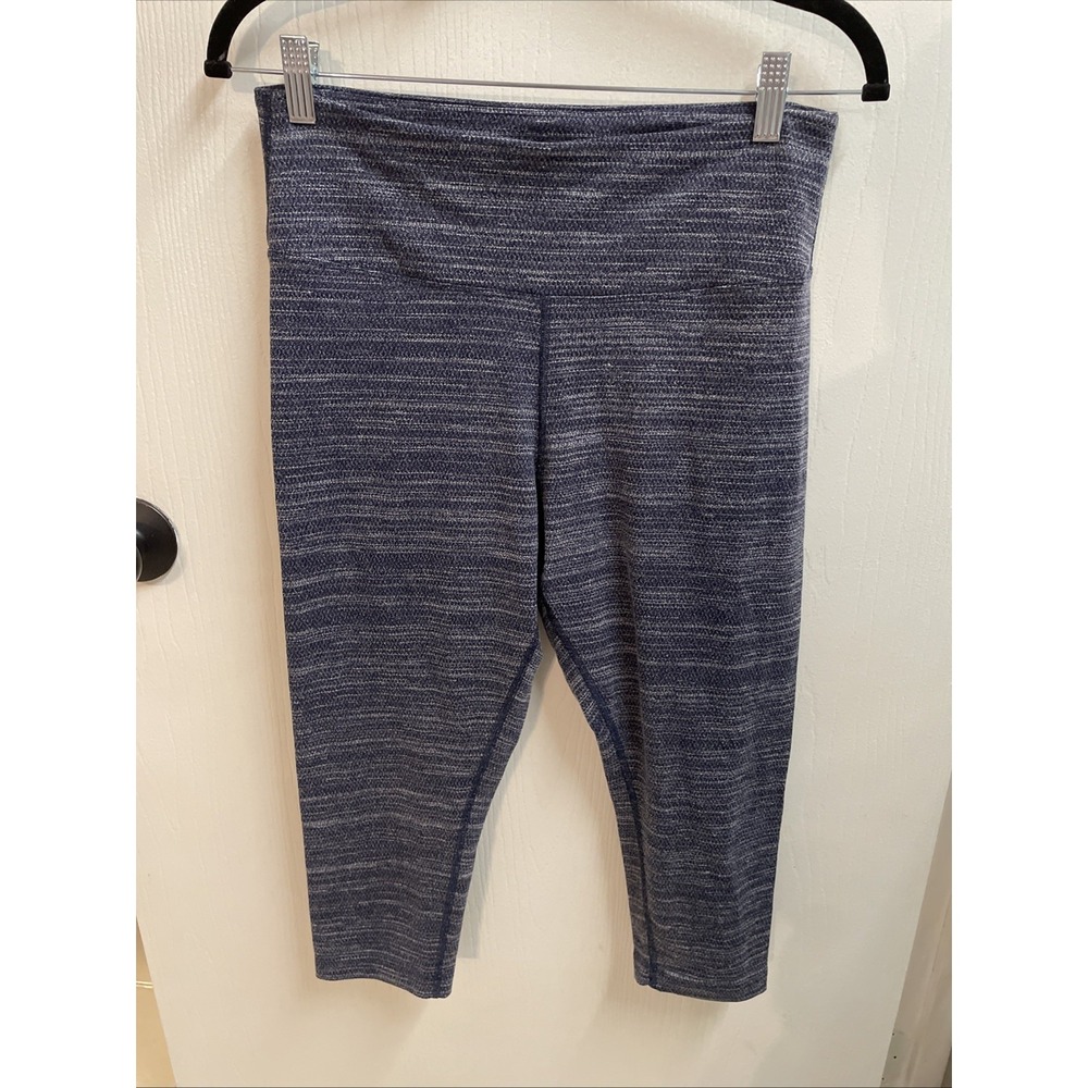 NOBULL Pants Womens Large Cropped Leggings Performance Compression Stretch